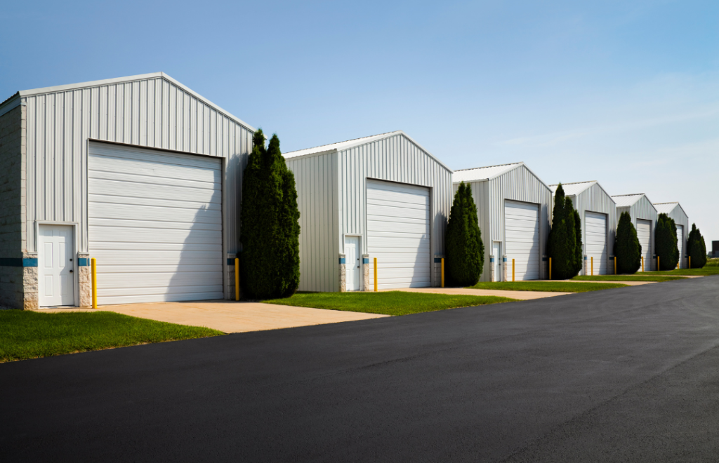 Big commercial storage in lac la Biche building with many units and secure entry